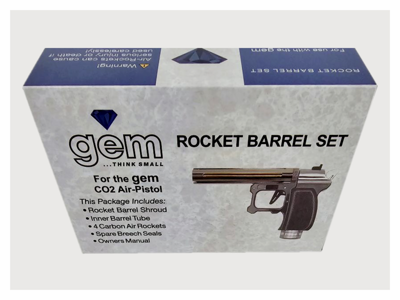 Hawki Gem Rocket (Bolt) Barrel Set - Air-Bow Conversion Kit for Gem Air Pistol with Precision Brass Barrel & Carbon Shaft Air-Rockets, 300 FPS (Hi-G-RocketBrl)