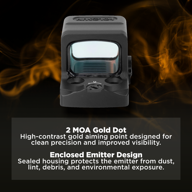 Holosun 2 MOA Gold Dot 7075 Aluminum Enclosed Shake Awake (EPS-CARRY-GD-2)