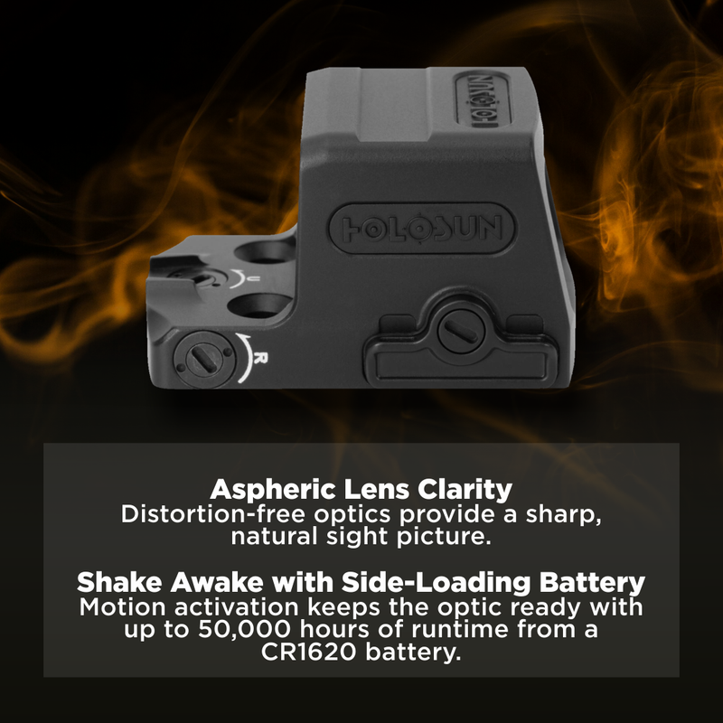Holosun 2 MOA Gold Dot 7075 Aluminum Enclosed Shake Awake (EPS-CARRY-GD-2)