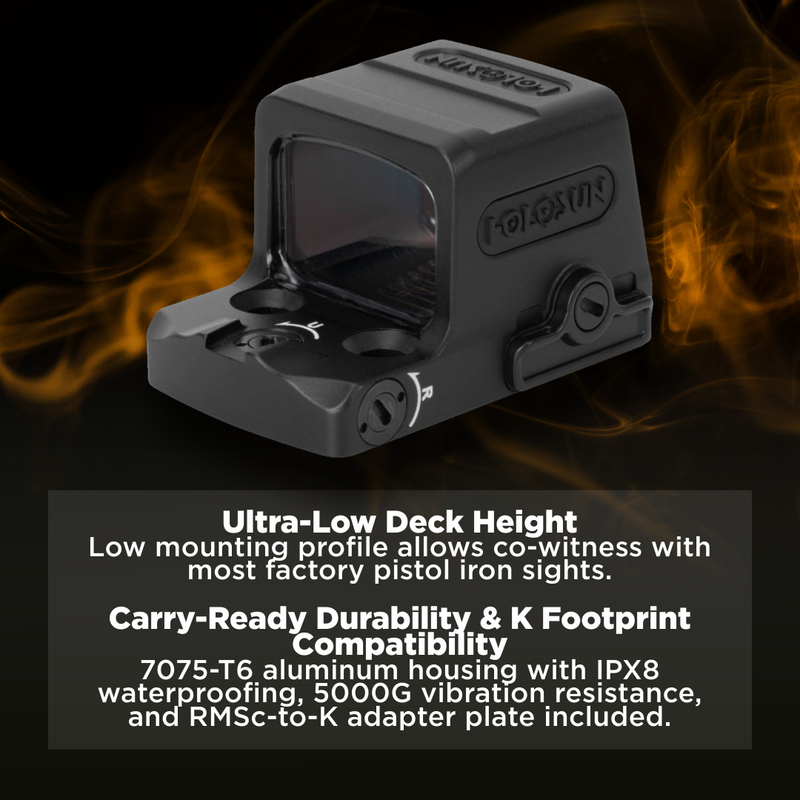 Holosun 2 MOA Gold Dot 7075 Aluminum Enclosed Shake Awake (EPS-CARRY-GD-2)