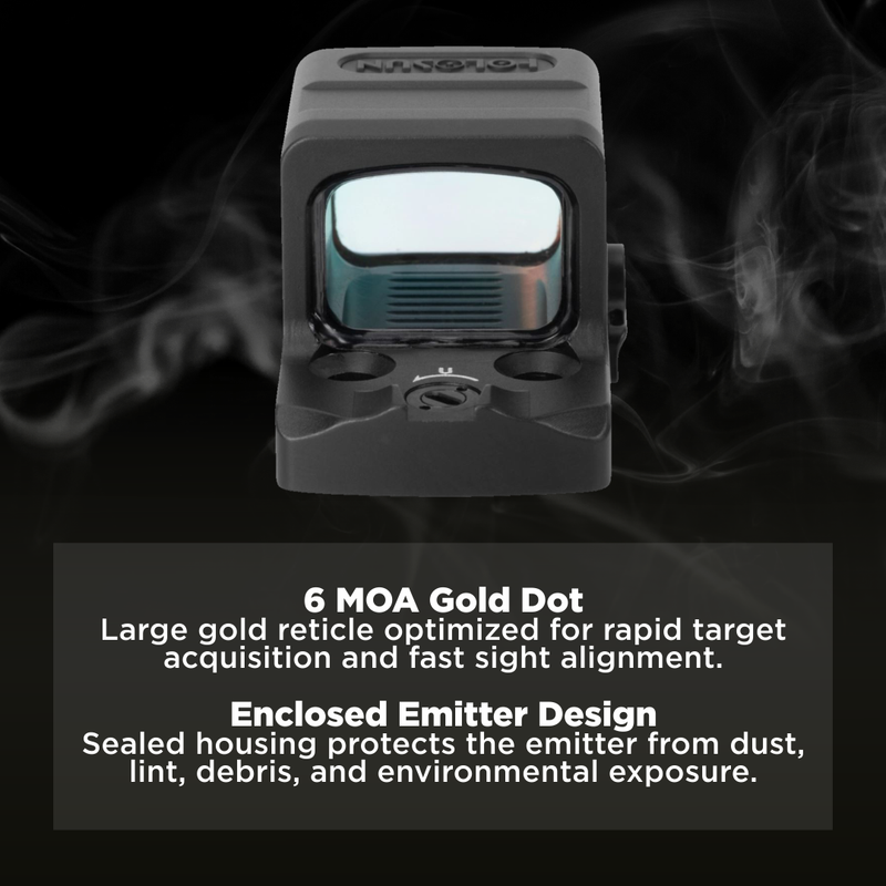 Holosun 6 MOA Gold Dot Sight 7075 Aluminum Enclosed Shake Awake (EPS-CARRY-GD-6)