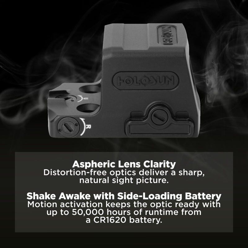 Holosun 6 MOA Gold Dot Sight 7075 Aluminum Enclosed Shake Awake (EPS-CARRY-GD-6)