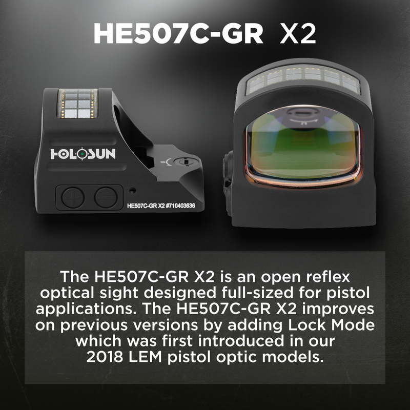 Holosun Elite Green Dot Sight HE507C-GR X2