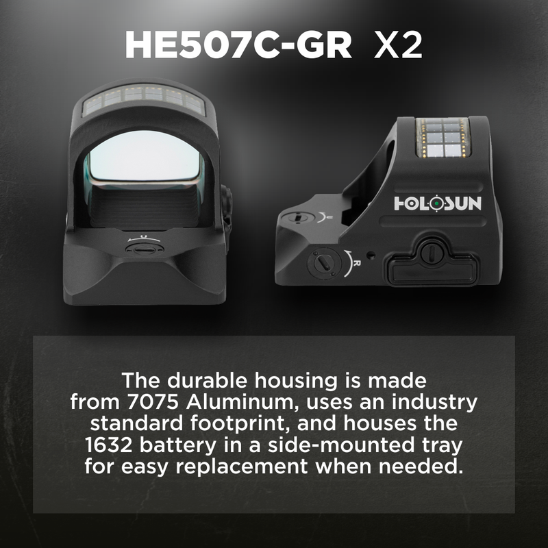 Holosun Elite Green Dot Sight HE507C-GR X2