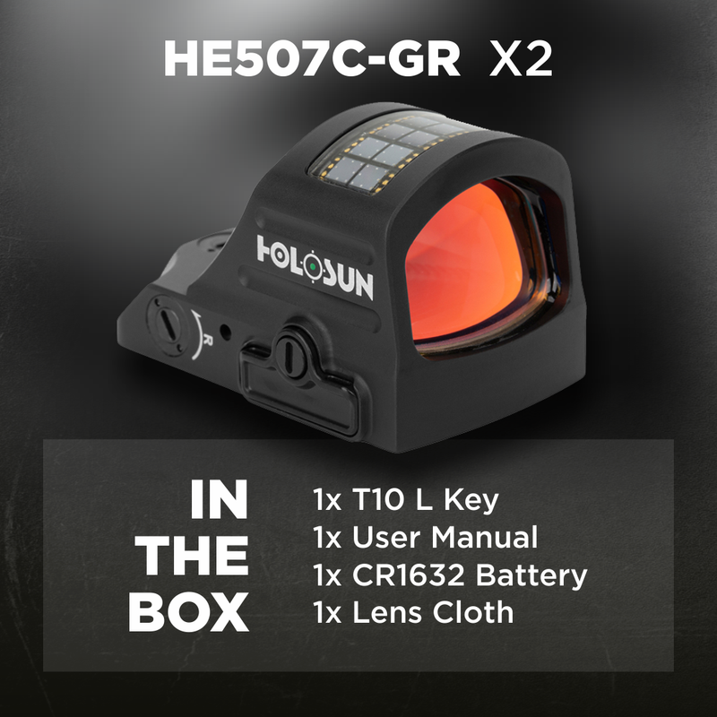 Holosun Elite Green Dot Sight HE507C-GR X2