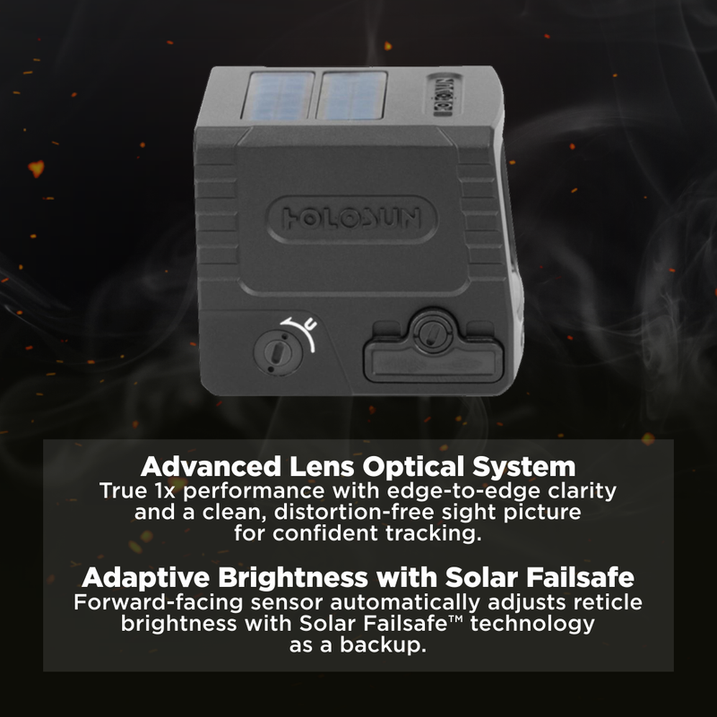 Holosun GR Multi-Reticle Enclosed MRS Green Dot Sight (AEMS-MACRO-GR)