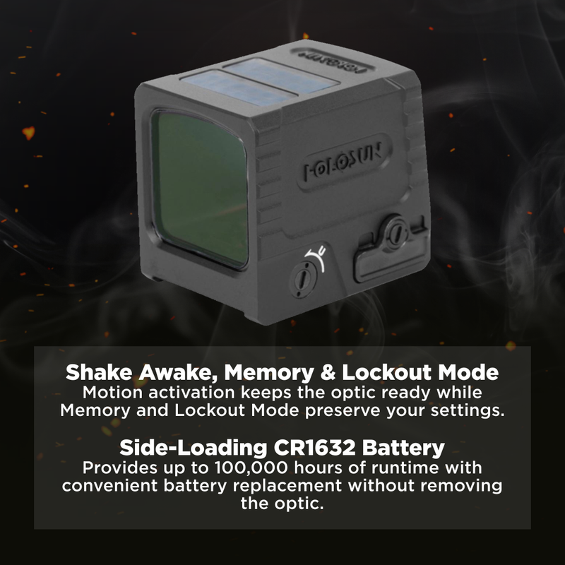 Holosun GR Multi-Reticle Enclosed MRS Green Dot Sight (AEMS-MACRO-GR)