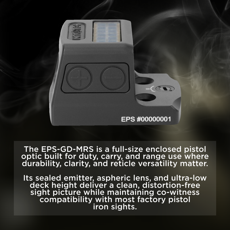 Holosun MRS Gold Multi-Reticle 7075 Aluminum Enclosed Solar Shake Awake (EPS-GD-MRS)