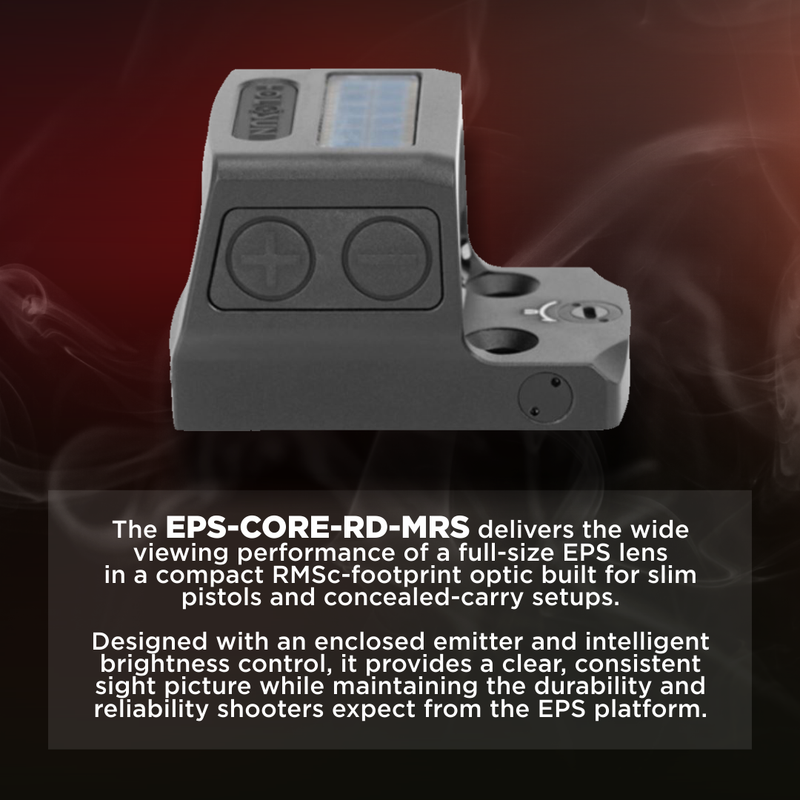 Holosun RMSc 3 MOA Dot & 32 MOA Circle Multi-Reticle Enclosed Red Dot (EPS-CORE-RD-MRS)