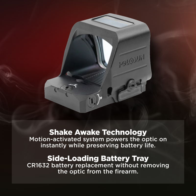 Holosun Red Performance Reticle 7075 Aluminum Shake Awake (HS507-PROMAX-RD-PRS)
