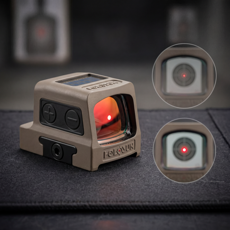 Holosun HE509T-RD-X2 FDE Titanium Enclosed Reflex Red Dot Sight HE509T-RD-X2-FDE