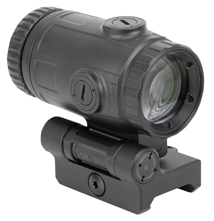 Holosun 3x Ultra-Compact Magnifier Aluminum Housing Flip & QD Mount (HM3X-MICRO)