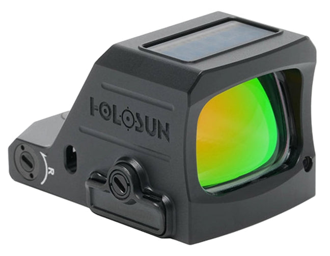 Holosun 7075-T6 Aluminum, Open, Solar, Shake Awake Gold 2 MOA Gold Dot (HS407C-X3-GD)