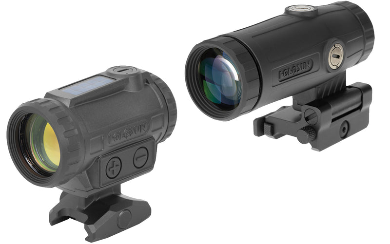 Holosun Solar Failsafe Advanced Special Purpose Reticle Red Dot Reflex Sight (ARO-EVO-SPR-RD) with  3X Magnifier (HM3X)