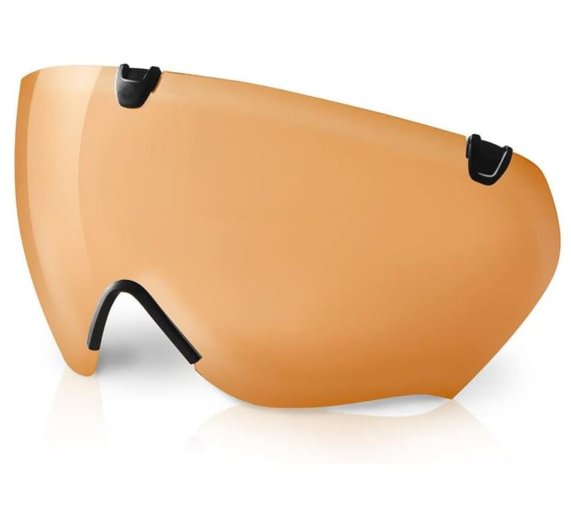 Kask Adult Bike Helmet Accessory MISTRAL VISOR Clear/Orange, Size 62