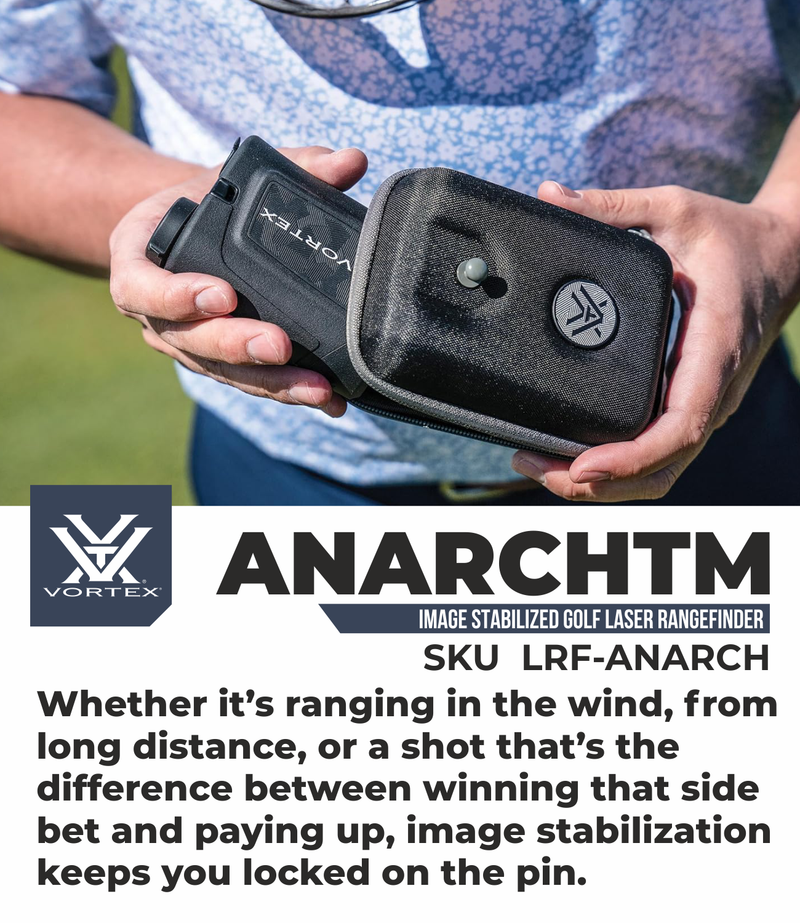Vortex Optics Anarch Image Stabilized Golf Laser Rangefinder with Free Hat Bundle