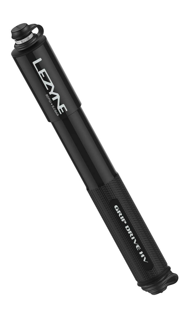 Lezyne Grip Drive HV High Volume Bike Hand Pump Medium Black (1-MP-GRIPHV-V1M04)