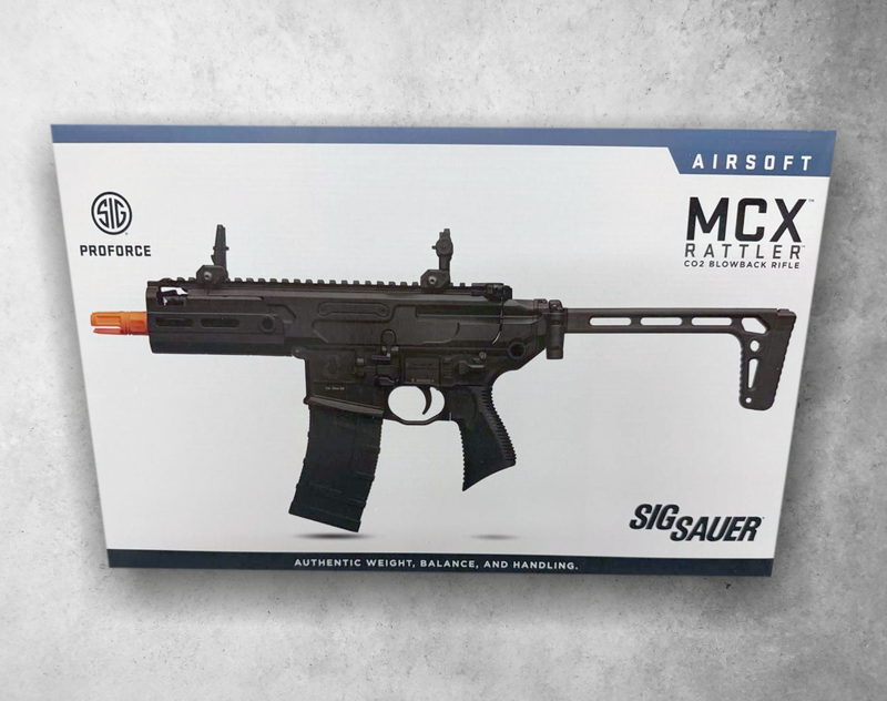 Sig Sauer MCX-RATTLER 6mm CO2 Blowback Airsoft Rifle (AIR-PF-RATTLER-CO2)