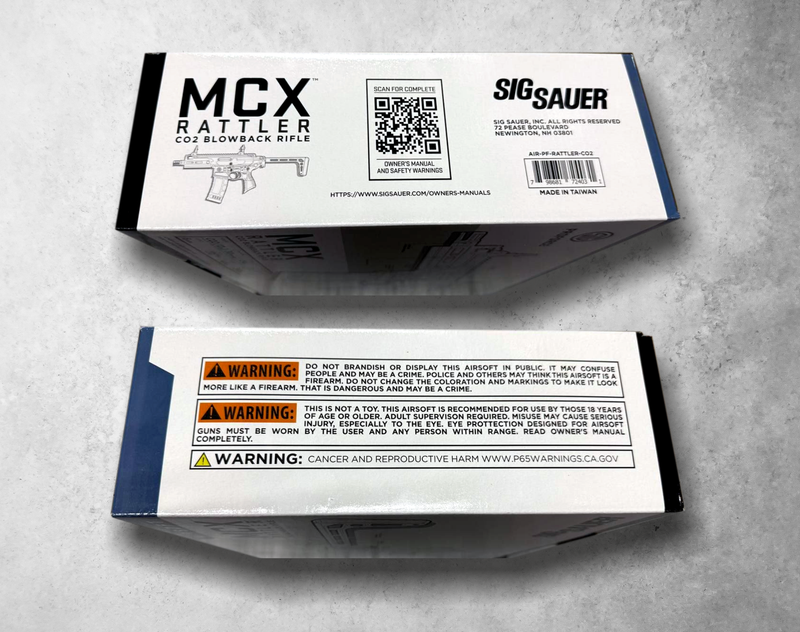 Sig Sauer MCX-RATTLER 6mm CO2 Blowback Airsoft Rifle (AIR-PF-RATTLER-CO2)