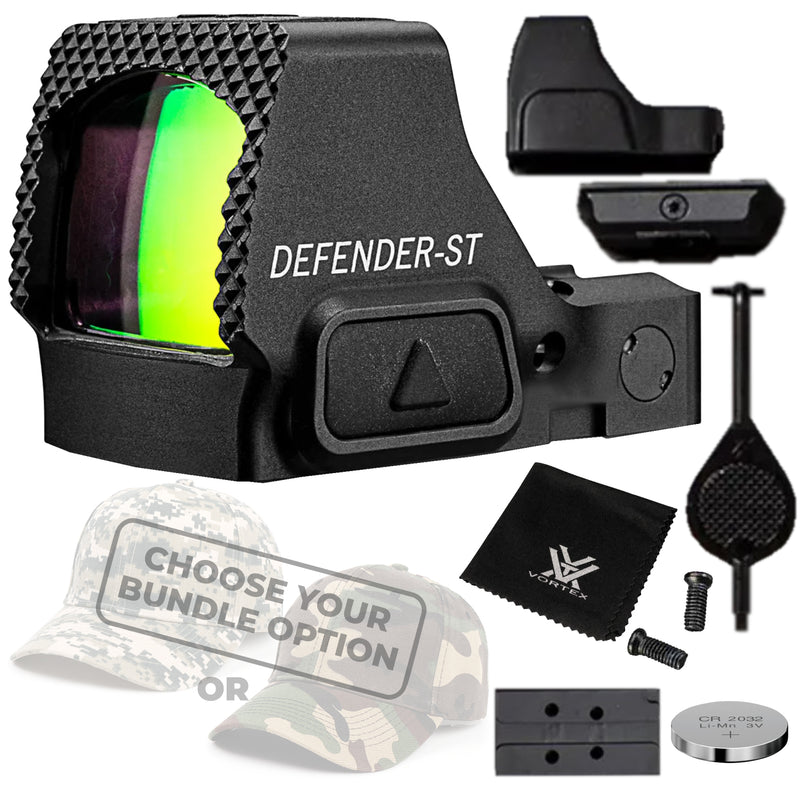 Vortex Optics Defender-ST Micro Red Dot Sight (DFST-MRD3/DFST-MRD6)