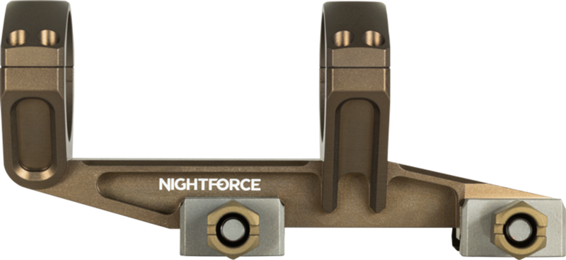 Nightforce UltraMount 34mm One-Piece Scope Ring Mount, 1.540in, 0 MOA, Dark Earth (A696)
