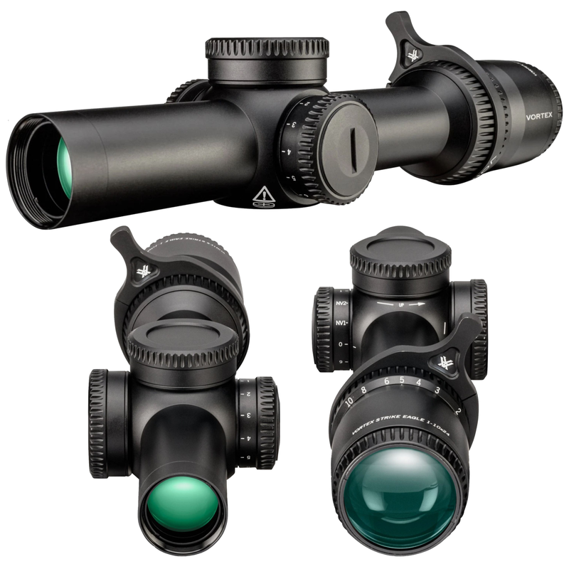 Vortex Optics Strike Eagle 1-10x24 FFP EBR-8 BDC (MOA) Reticle 30mm Tube Riflescope