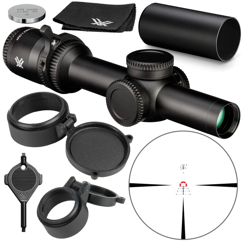 Vortex Optics Strike Eagle 1-10x24 FFP EBR-8 BDC (MOA) Reticle 30mm Tube Riflescope