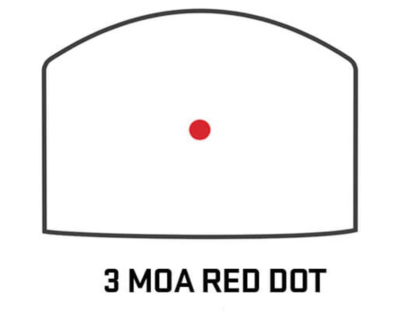 SIG SAUER Romeo-RS PRO 3 MOA Red Dot Sight Reinforced Steel SOR02030