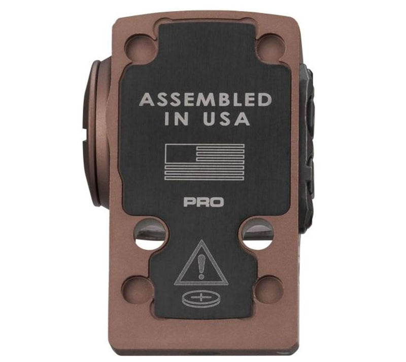Sig Sauer ROMEO-X Reflex Sight, Enclosed, Pro Footprint, Circle Dot, FDE (SORX1302)