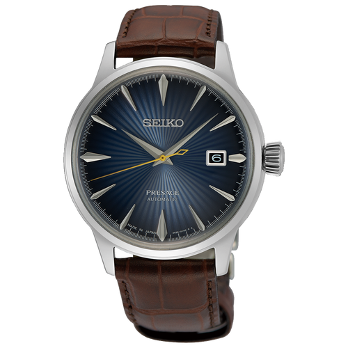 Seiko Presage Cocktail Time Gradated Blue Dial 5 ATM Water Resistant 40.5mm Automatic Men's Watch (SRPK15)