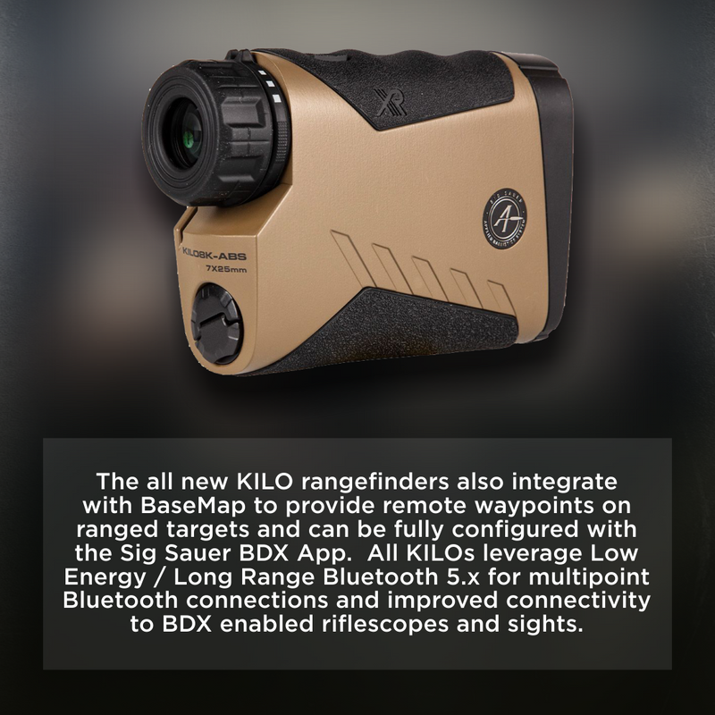 Sig Sauer KILO8K-ABS Gen II 7x25mm LRF Rangefinder Monocular FDE (SOK8K702)