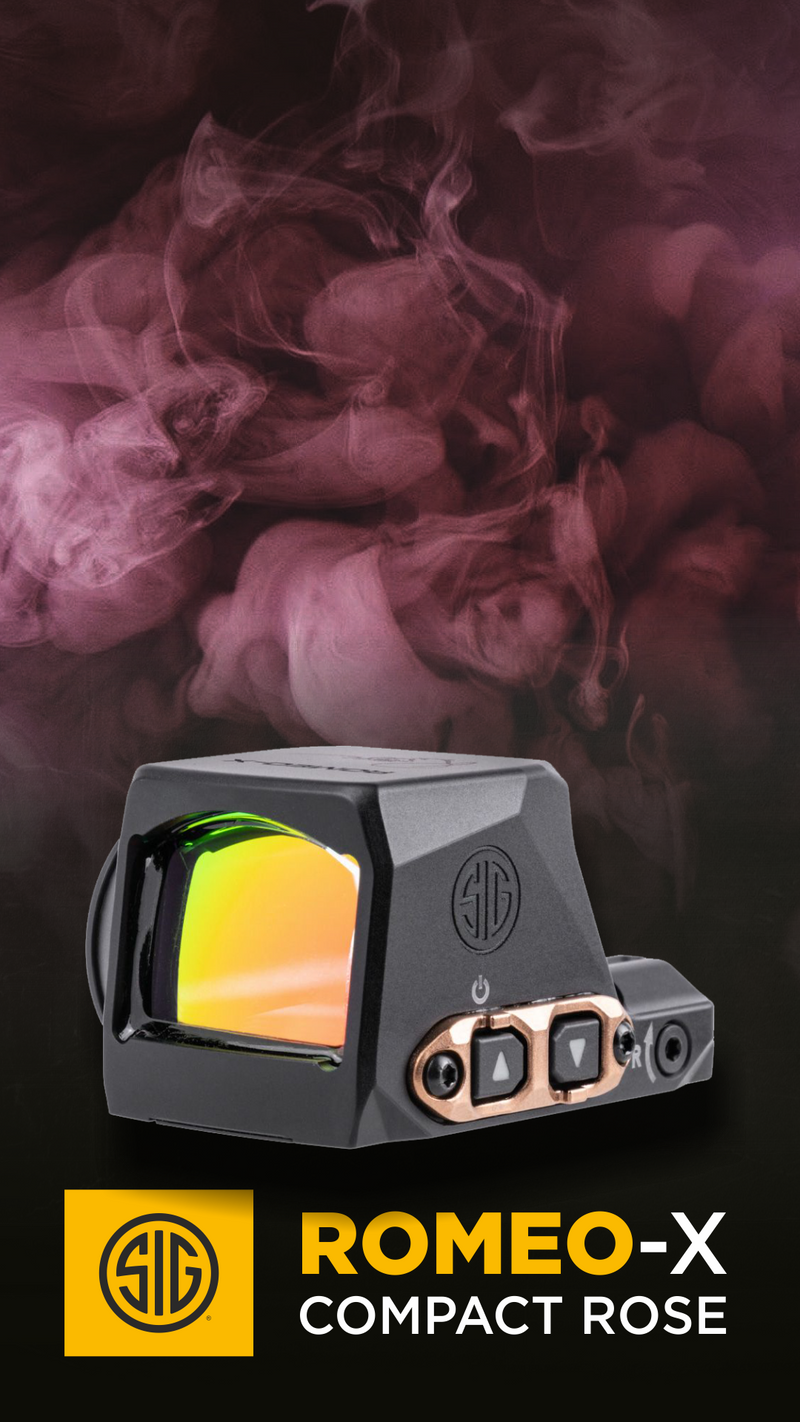 Sig Sauer ROMEO-X Reflex Sight Enclosed Compact, Circle Red Dot, ROSE (SORX1408)