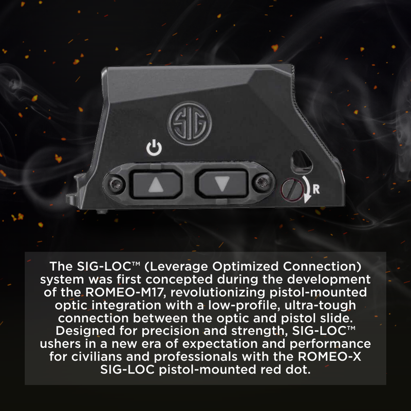 Sig Sauer ROMEO-X SIG-LOC PRO Green 3 MOA Dot Sight (SORX1580)