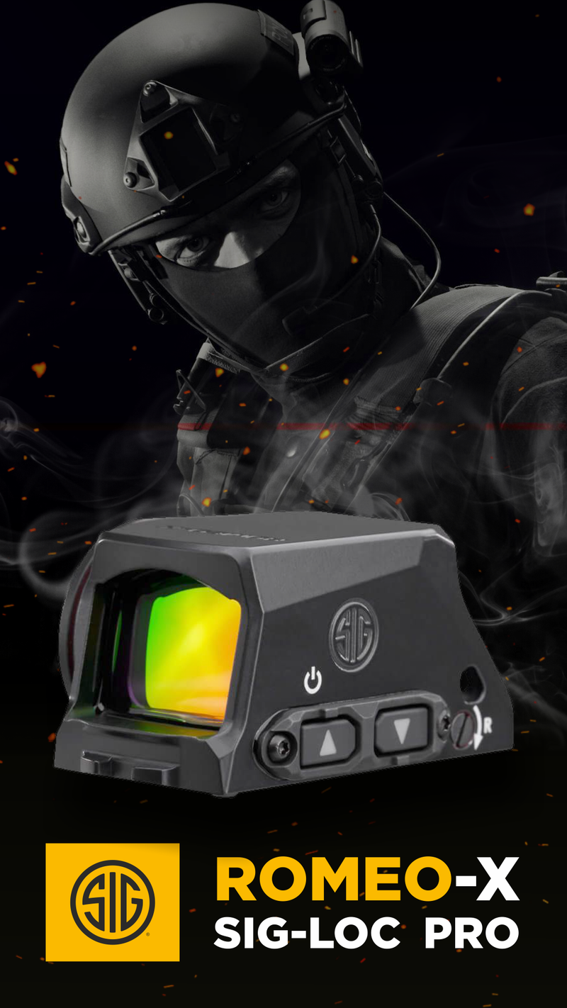 Sig Sauer ROMEO-X SIG-LOC PRO Green 3 MOA Dot Sight (SORX1580)