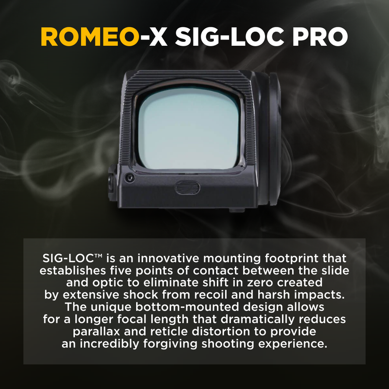 Sig Sauer ROMEO-X SIG-LOC PRO Green 6 MOA Dot Sight (SORX1590)