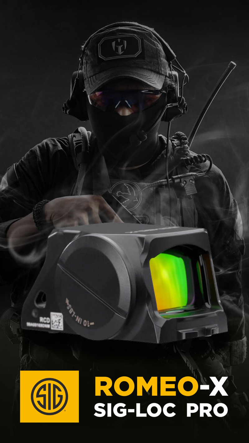 Sig Sauer ROMEO-X SIG-LOC PRO Green 6 MOA Dot Sight (SORX1590)