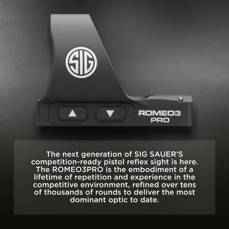Sig Sauer ROMEO3 PRO 1X31MM 3 MOA Red Dot (SOR30300)