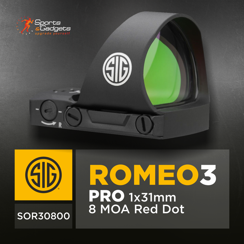 Sig Sauer ROMEO3 PRO 1X31MM 8 MOA Red Dot (SOR30800)