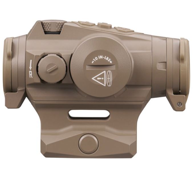Sig Sauer ROMEO4T-PRO 1x20mm Red Dot Sight - Red Quad Ballistic Circle Dot Reticle, 0.5 MOA, FDE (SOR44102)