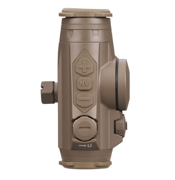 Sig Sauer ROMEO4T-PRO 1x20mm Red Dot Sight - Red Quad Ballistic Circle Dot Reticle, 0.5 MOA, FDE (SOR44102)