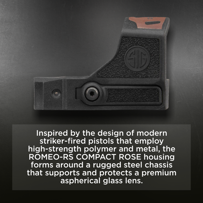 Sig Sauer Romeo-RS Compact Rose 3 MOA 1x Reinforced Steel Red Dot Sight (SOR02138)