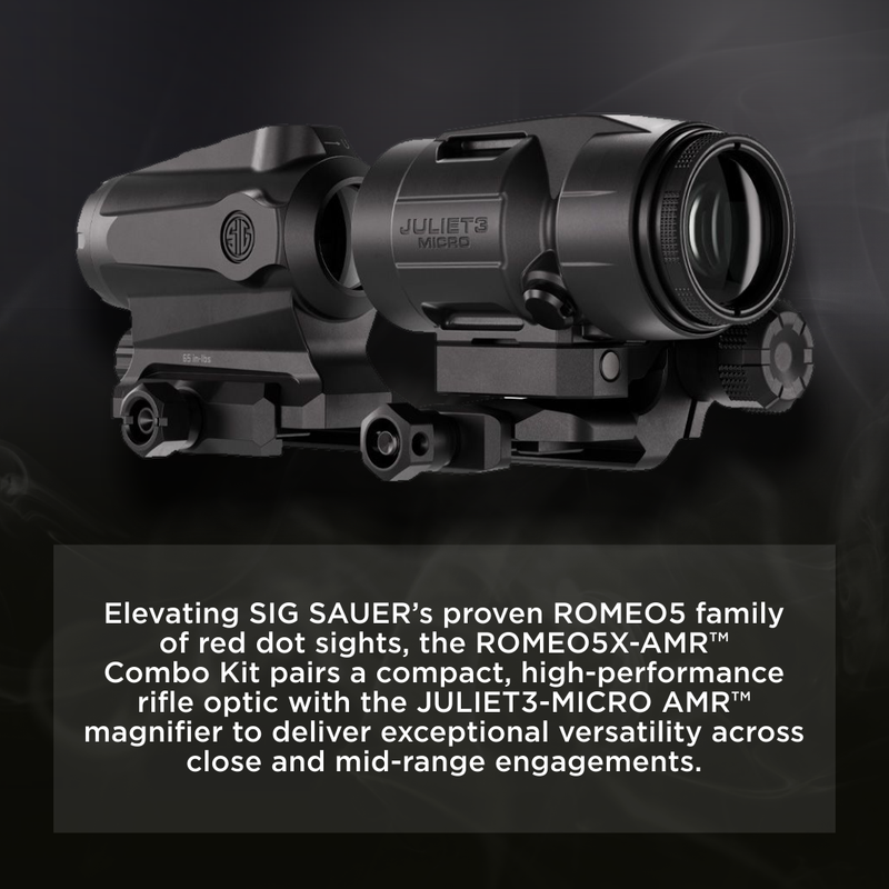 Romeo5X-AMR 1x20mm/Juliet3 Micro-AMR 3x22mm RD Sight+Magnifier Combo Kit (SORJ5XAMR01)