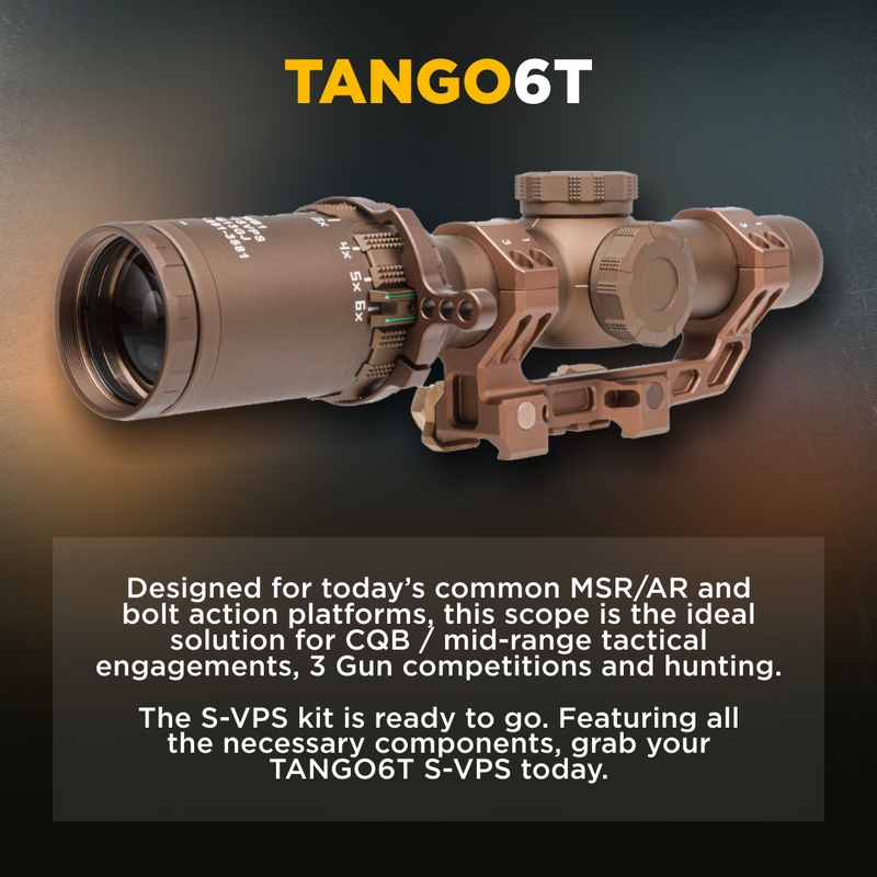 Sig Sauer TANGO6T S-VPS KIT 1-6X24mm (SFP) FDE Riflescope (SOT61SVPS)