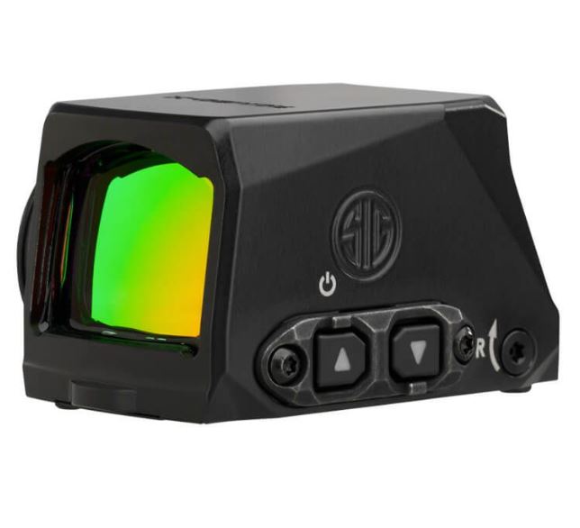 Sig Sauer Romeo-X Reflex Sight, Enclosed, Sig-Loc Compact Footprint RED CIRCLE DOT, BLACK (SORX1600)
