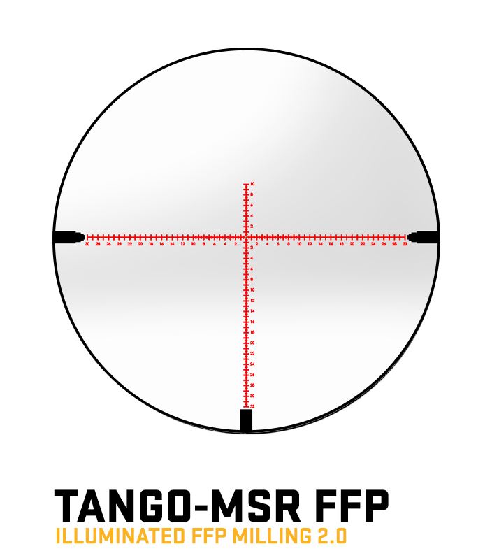 SIG SAUER Tango MSR 3-18x50mm Scope FFP MRAD Milling 2.0 Illuminated (SOTM63001)