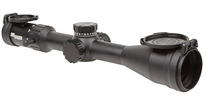 Sig Sauer WHISKEY4 5-20X50mm Exposed Zero Stop Non-Illuminated (FFP) MOA Milling Hunter 2.0 Riflescope (SOW45001)