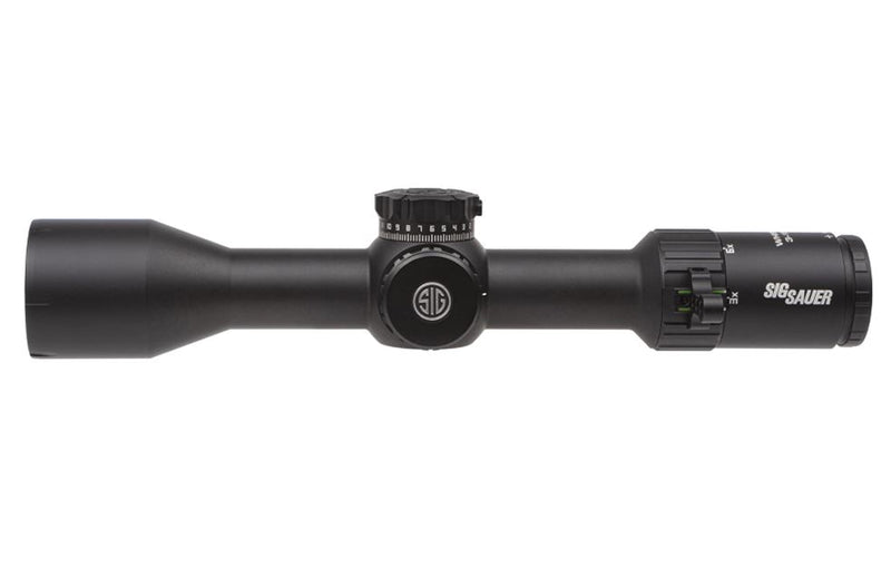 Sig Sauer WHISKEY6 Riflescope 3-18x44mm, 30mm, FFP, MOA Milling Hunter 2.0, Locking 0.25 MOA ADJ, Black (SOW63115)