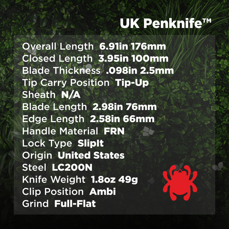 Spyderco UK Penknife Salt Green LC200N 2.98" SpyderEdge Folding Pocket Knife (C94SGR)