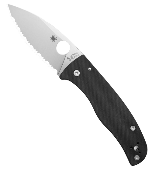 Spyderco Bodacious 3.63" CPM S30V SpyderEdge Folding Pocket Knife (C263GS)