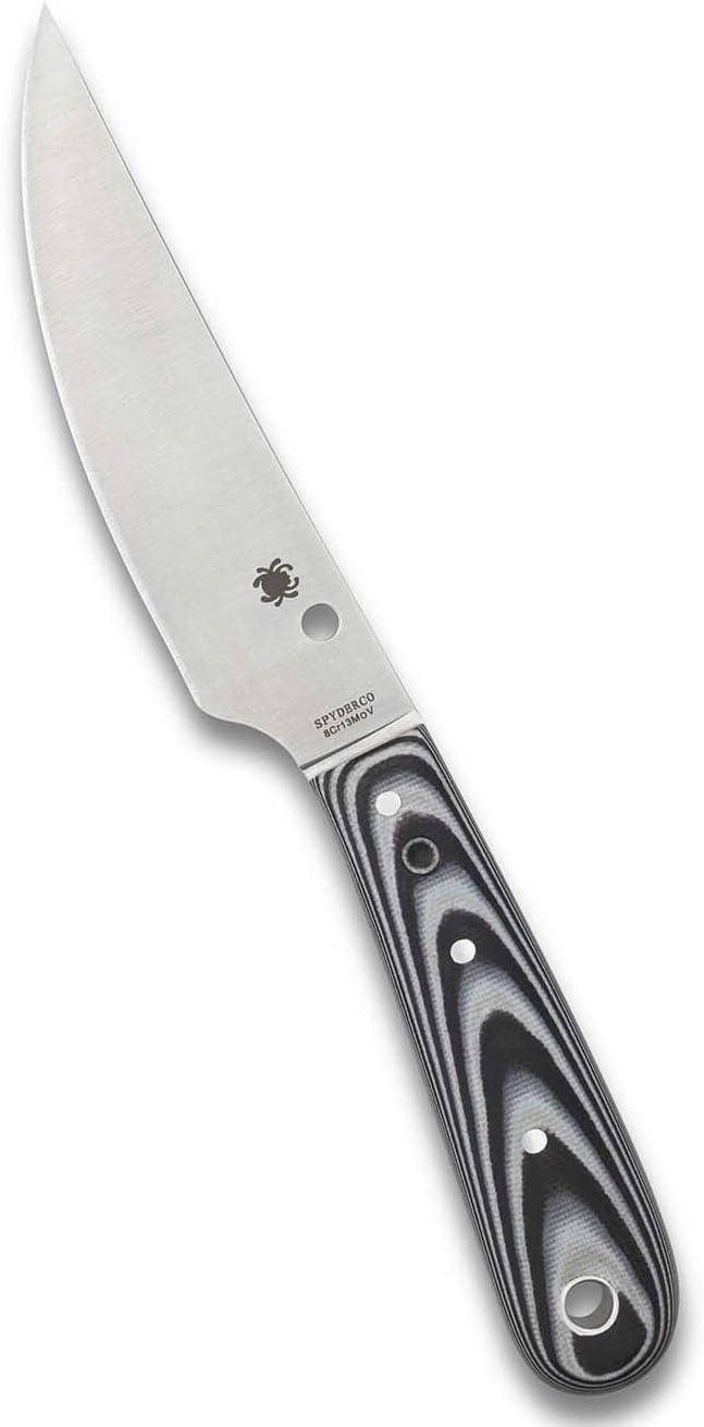 Spyderco Bow River Plain Edge 4.36" Fixed Blade Knife (FB46GP)